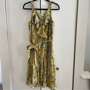 SOHO Apparel Tropical Midi Dress